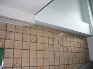 大阪市東淀川区のマンションでの防犯カメラ設置工事2