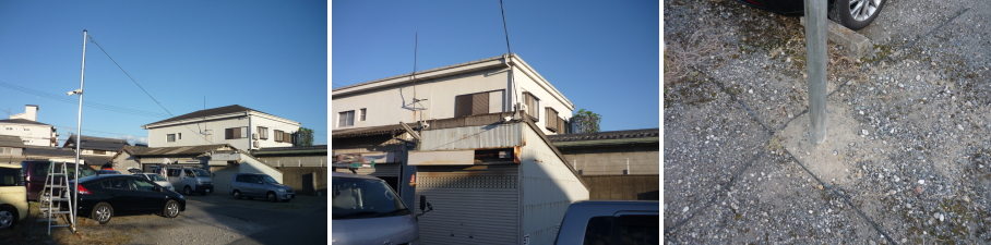 大阪市平野区の月極駐車場の防犯カメラ設置工事4