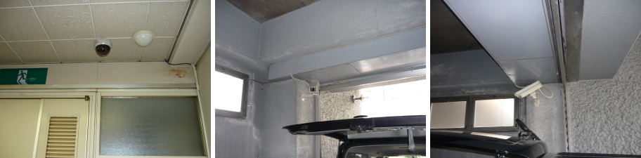 大阪市港区の会社事務所での防犯カメラ設置工事4