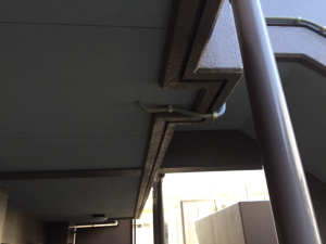 泉大津市のマンションでの防犯カメラ設置工事2