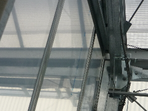 豊中市の生花店での防犯カメラ設置工事2