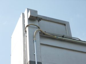 豊能郡能勢町の産廃業者様の防犯カメラ設置工事2