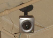 大阪市都島区の飲食店での防犯カメラ設置工事3