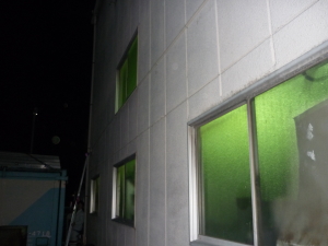 堺市西区の工場での防犯カメラ設置工事2