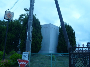 堺市美原区の大学での防犯カメラシステム設置工事2