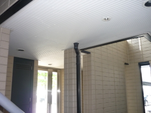 堺市中区のマンションでの防犯カメラ設置工事2