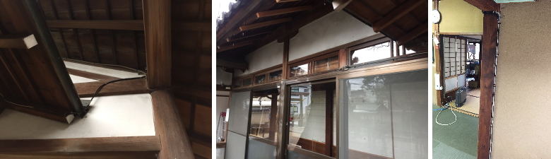 京都市右京区の神社での防犯カメラ設置工事4