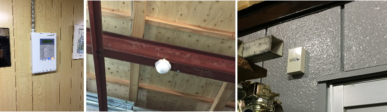 大阪市旭区の会社事務所でのセキュリティシステム設置工事3