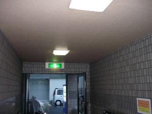 大阪市旭区のマンションでの防犯カメラ設置工事2