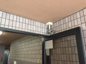 マンションの防犯カメラ設置事例