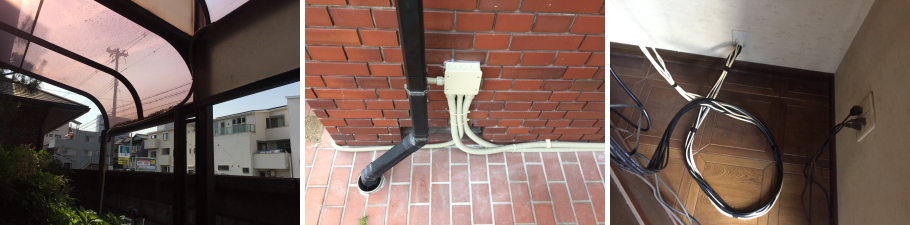 大阪市住之江区の個人住宅での防犯カメラ設置工事5
