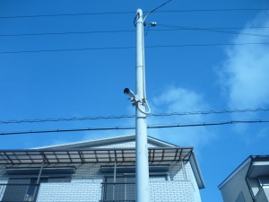 街頭防犯の防犯カメラ設置事例4
