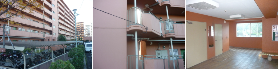 大阪市鶴見区の市営住宅での防犯カメラ設置工事2