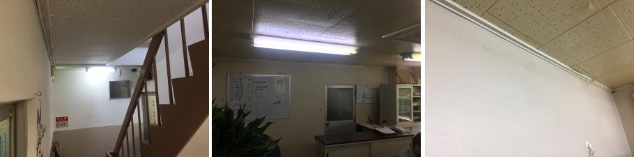 大阪市北区の会社事務所での防犯カメラ設置工事2