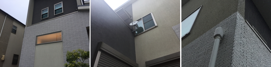 枚方市の住宅での防犯カメラ設置工事2