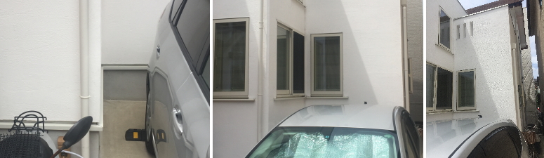 大東市の住宅での防犯カメラ設置工事2