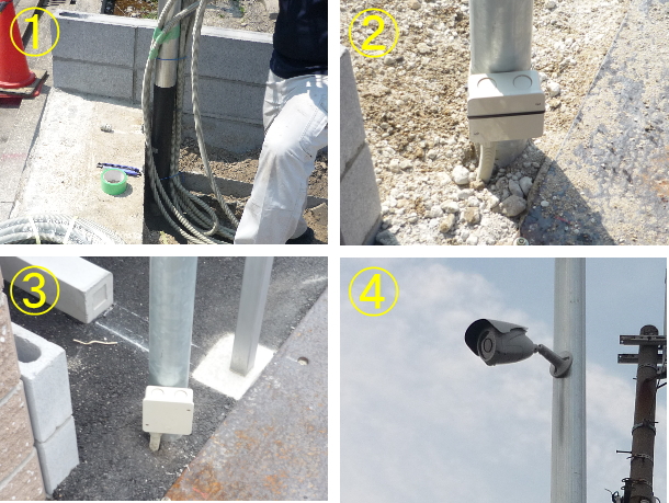 新築の建物・リフォーム物件に防犯カメラ4