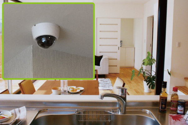 住宅の防犯カメラ4