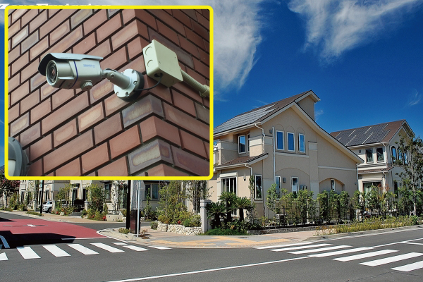 住宅の防犯カメラ5