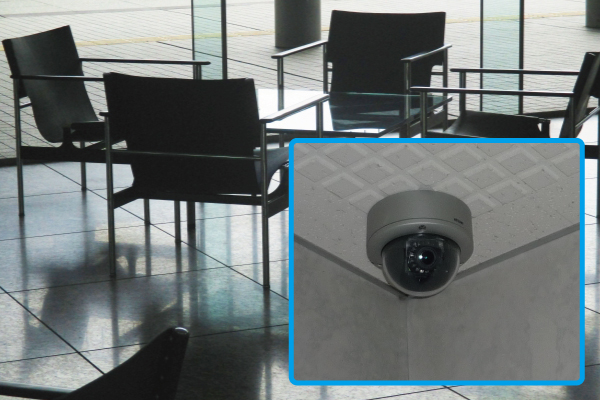 オフィスの応接室に防犯カメラ6