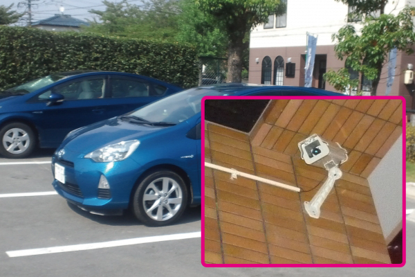 社用車の防犯・管理に防犯カメラ5