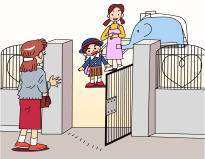 公共施設の防犯カメラ