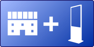 商業施設でのデジタルサイネージ設置　大阪・兵庫・京都