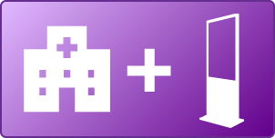 医療機関でのデジタルサイネージ設置　大阪・兵庫・京都